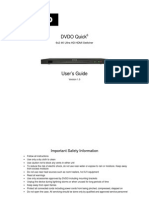 DVDO Quick6 4K HDMI Switcher User Guide