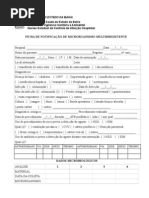 Formulário de notificação individual de MR - NECIH BAHIA