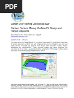 Surface Pit Design and Range Diagrams