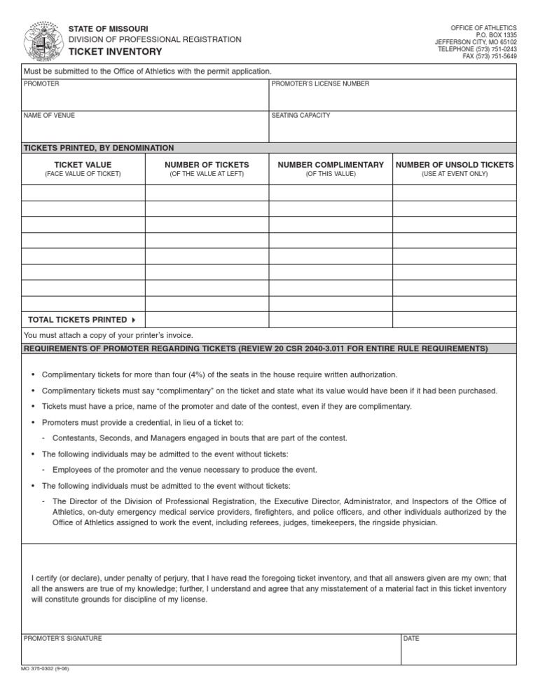 Event Ticket Guidelines for Promoters | PDF | Law