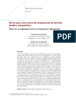 Leonel Severo Rocha e Gulherme de Azevedo - Notas para Uma Teoria Da Organização e Da Decisão Jurídica Autopoiética