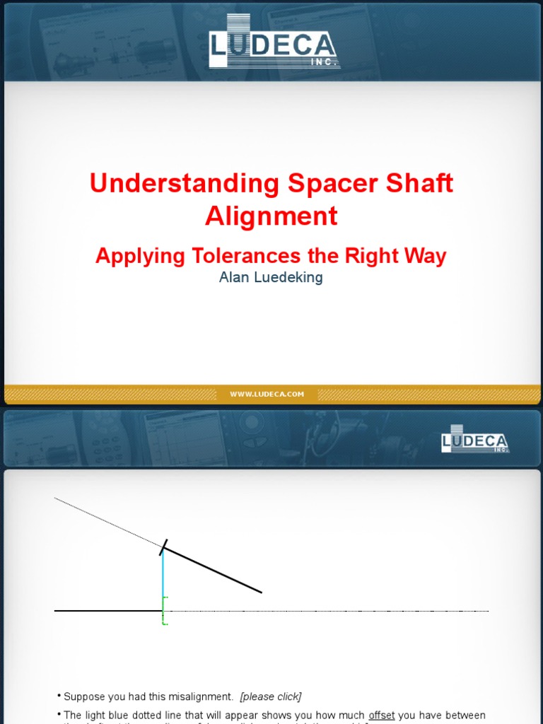 Ludeca Understanding Spacer Shaft Alignment Mechanical Engineering