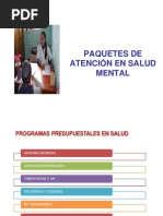 Paquetes de Atencion DEVIDA 2013