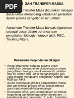 Aerasi Dan Transfer Massa