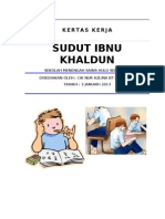 Kertas Kerja Menaiktaraf SUDUT IBNU KHALDUN