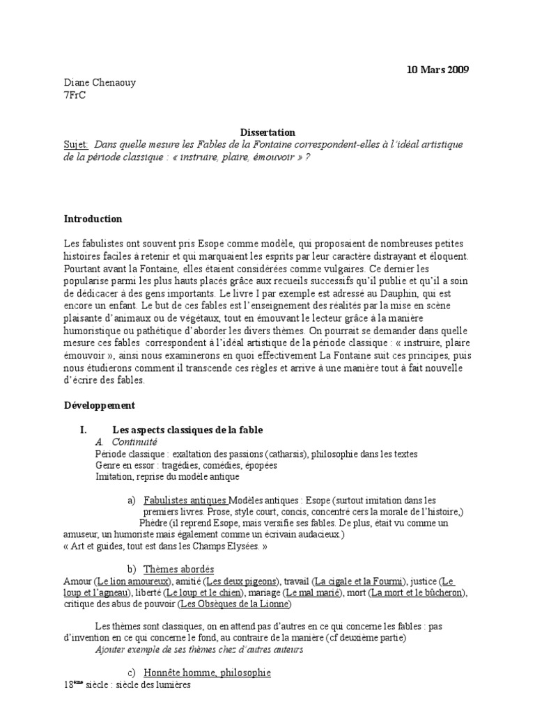 Les personnages dans les fables de la fontaine picture