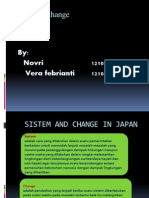 Sistem and Change in Japan