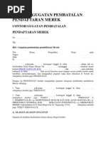 Download Contoh Gugatan Pembatalan Pendaftaran Merek by Muhamad Arifudin SN137289625 doc pdf