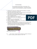 RL Circuit Lab Purpose: Today You Are Going To Use The RCL Circuit Board. The