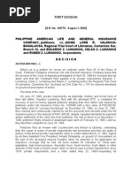 Philippine American Life and General Insurance Co. vs Judge Lore Valencia-bagalacsa