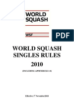 World Squash Rules