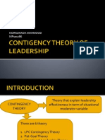 Contigency Theory of Leadership