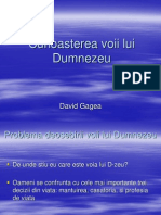 Cunoasterea Voii Lui Dumnezeu