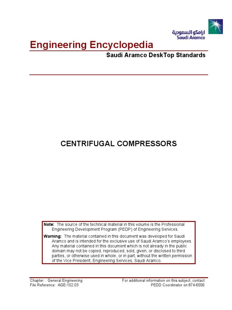 Centrifugal Compressors | PDF | Gas Compressor | Mechanics