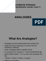 Universidad de Antioquia: Analogies