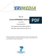 D2.1.4 Second EXPERIMEDIA Methodology v1.0