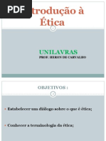 INTRODUÇÃO A ÉTICA ppt 2003