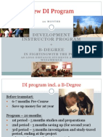 New DI Program: Development Instructor Program + B-Degree