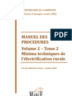 Cameroun Fer Manuel Procedures Vol 2 Tome 2 Minima Techniques