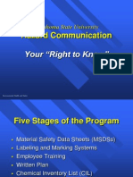 Hazard Communication: Your "Right To Know"