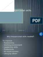 Interpersonal Skills and Personality Development - Session 4