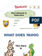 Recruitment & Selection at Yahoo!