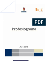 Profesiograma 2012