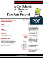 2013 Arts Fest Flyer