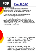 AVALIAÇÃO curso app