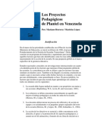 Los Proyectos Pedagógicos de Plantel en Venezuela