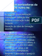 PrincÃ­pios norteadores da LDB