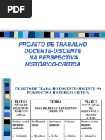 Projeto de trabalho docente-discente na perspectiva histÃ³ri[1]