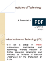 Indian Institutes of Technology: A Presentation