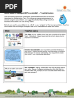 Download Save Water Powerpoint Presentation - Teacher Notes by linusshy SN137351599 doc pdf