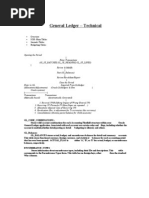 General Ledger - Technical: SOB - Main Tables Journals-Tables Budgeting-Tables