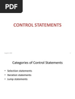 4.Control Statements Ver2