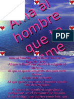 Ama Al Hombre Que Te Ame Diapositivas