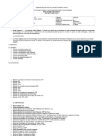 Programa Analítico: FOR DAC 12 VER 17 07 07