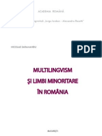 MULTILINGVISM ŞI LIMBI MINORITARE ÎN ROMÂNIA