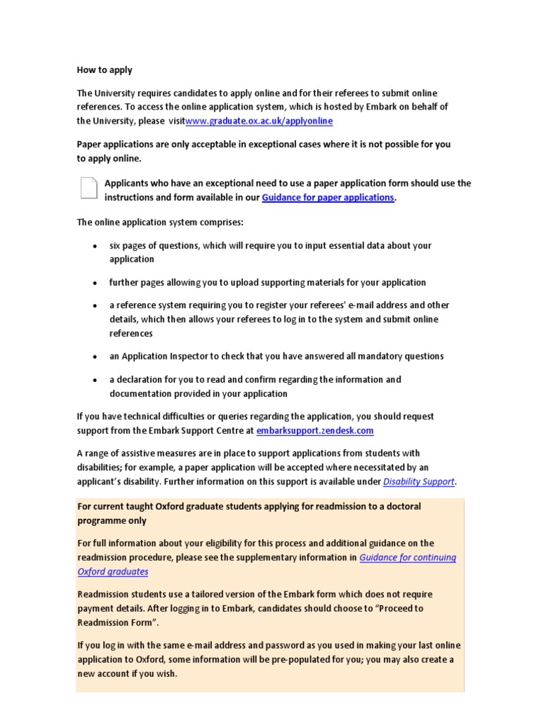 How to Apply to Oxford University University And College Admission