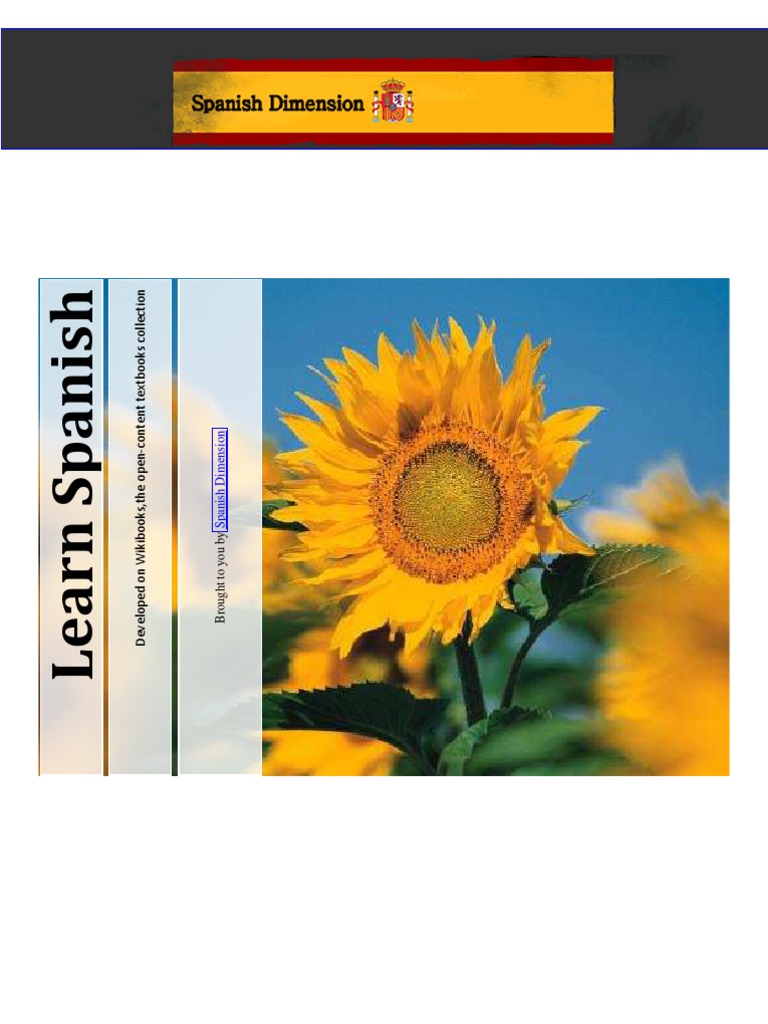 Learn Spanish PDF | PDF | Stress (Linguistics) | Grammatical Gender