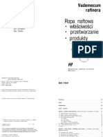Vademecum Rafinera Ropa Naftowa Właściwości Przetwarzanie Produkty Jan Surygała PDF