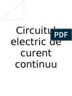 Circuitul Electric de Curent Continuu