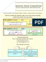 Absolute Value Inequalities