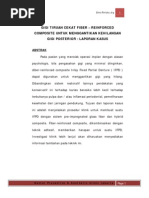 Download GIGI TIRUAN CEKAT FIBER REINFORCED COMPOSITE UNTUK MENGGANTIKAN KEHILANGAN GIGI POSTERIOR  LAPORAN KASUS  by bimo SN13742474 doc pdf
