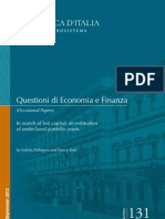 Questioni Di Economia e Finanza: in Search of Lost Capital: An Estimation of Undeclared Portfolio Assets