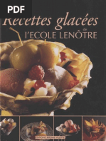 les Recettes glacées de l'ECOLE LENOTRE Les Recettes Glacées de L'ECOLE LENÔTRE | PDF | Crème fouettée