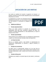 S3 Clasificación de Las Ventas