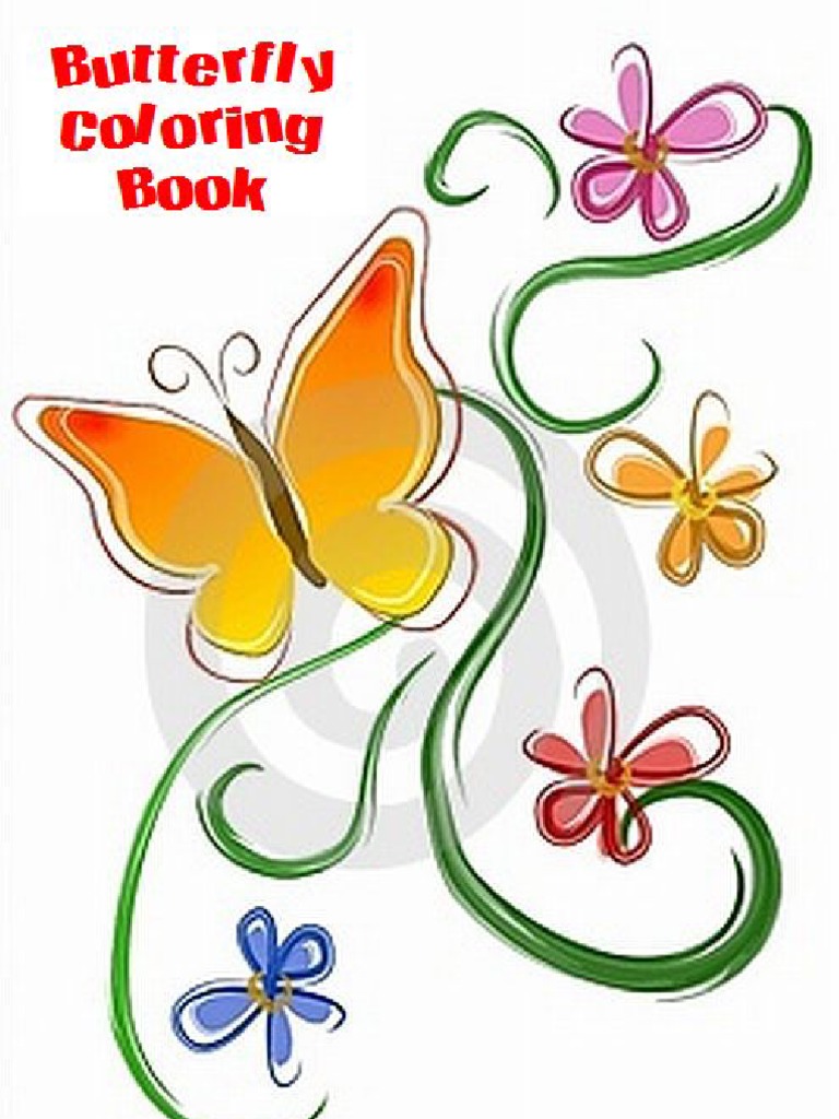 Butterfly Coloring Book Colors
