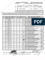 Mid-Term University Supervisor Adept Evaluation